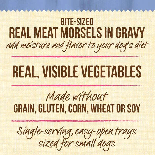 Merrick Lil' Plates Grain-Free Pint-Sized Puppy Plate in Gravy Dog Food Trays 10 Merrick Lil' Plates Grain-Free Pint-Sized Puppy Plate in Gravy Dog Food Trays - Image 8