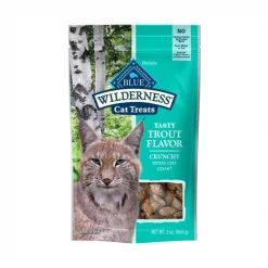 Blue Buffalo Wilderness Trout Formula Crunchy Grain-Free Cat Treats