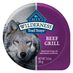 Blue Buffalo Wilderness Trail Trays Beef Grill Formula Grain-Free Dog Food Trays -Merrick || Blue Wilderness Sales 2022 114235 PT2. SY630 V1642646192