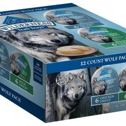 Blue Buffalo Wilderness Trail Trays Variety Pack with Duck & Chicken Formula Grain-Free Dog Food Trays