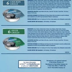 Blue Buffalo Wilderness Trail Trays Variety Pack with Duck & Chicken Formula Grain-Free Dog Food Trays 12 Blue Buffalo Wilderness Trail Trays Variety Pack with Duck & Chicken Formula Grain-Free Dog Food Trays -Merrick || Blue Wilderness Sales 2022 114245 PT2. SY630 V1585086057