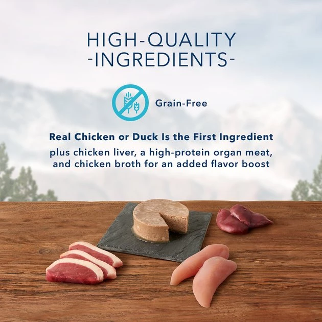 Blue Buffalo Wilderness Trail Trays Variety Pack with Duck & Chicken Formula Grain-Free Dog Food Trays 6 Blue Buffalo Wilderness Trail Trays Variety Pack with Duck & Chicken Formula Grain-Free Dog Food Trays - Image 4