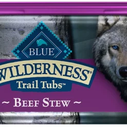 Blue Buffalo Wilderness Trail Tubs Beef Stew Grain-Free Dog Food Trays