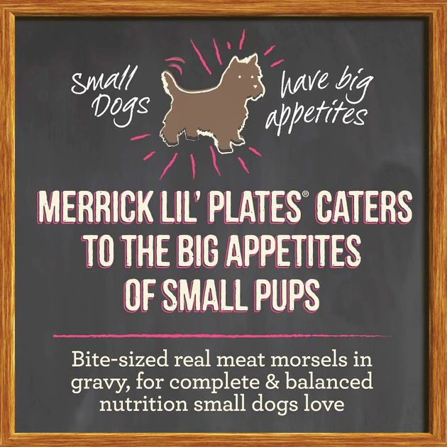 Merrick Lil' Plates Grain-Free Surfin' & Turfin' Supper in Gravy Dog Food Trays 4 Merrick Lil' Plates Grain-Free Surfin' & Turfin' Supper in Gravy Dog Food Trays - Image 2
