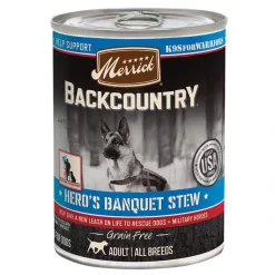 Merrick Backcountry Hero's Banquet Stew Grain-Free Canned Dog Food