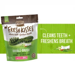 Merrick Fresh Kisses Double-Brush Coconut + Botanical Oils Infused Small Dental Dog Treats -Merrick || Blue Wilderness Sales 2022 127996 PT2. SY630 V1658207305