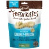Merrick Fresh Kisses Double-Brush Mint Breath Strip Infused X-Small Dental Dog Treats