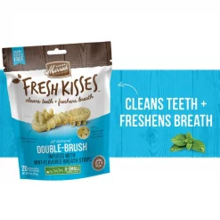Merrick Fresh Kisses Double-Brush Mint Breath Strip Infused X-Small Dental Dog Treats 13 Merrick Fresh Kisses Double-Brush Mint Breath Strip Infused X-Small Dental Dog Treats -Merrick || Blue Wilderness Sales 2022 128011 PT2. SY630 V1658219855