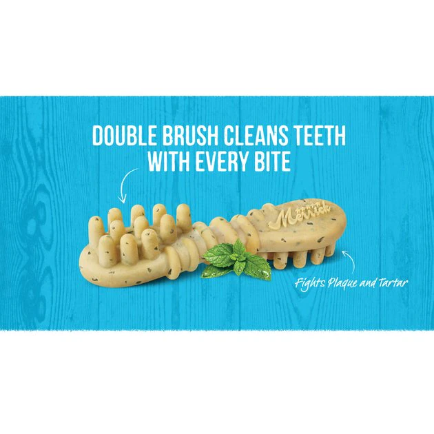 Merrick Fresh Kisses Double-Brush Mint Breath Strip Infused Large Dental Dog Treats 6 Merrick Fresh Kisses Double-Brush Mint Breath Strip Infused Large Dental Dog Treats - Image 4