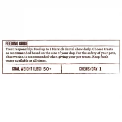 Merrick Fresh Kisses Double-Brush Mint Breath Strip Infused Large Dental Dog Treats 16 Merrick Fresh Kisses Double-Brush Mint Breath Strip Infused Large Dental Dog Treats -Merrick || Blue Wilderness Sales 2022 128026 PT5. SY630 V1658189823