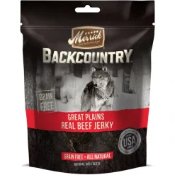 Merrick Backcountry Great Plains Real Beef Jerky Grain-Free Dog Treats