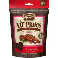 Merrick Lil' Plates Bitty Beef Recipe Grain-Free Dog Treats