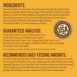 Merrick Power Bites Big Bites Real Chicken Recipe Grain-Free Soft & Chewy Dog Treats -Merrick || Blue Wilderness Sales 2022 128051 PT4. SY630 V1644918705