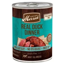 Merrick Grain-Free Real Duck Dinner Canned Dog Food