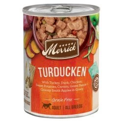 Merrick Grain-Free Turducken Recipe Canned Dog Food