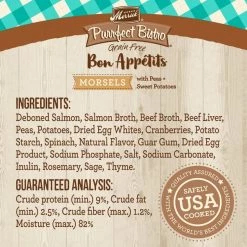 Merrick Purrfect Bistro Bon Appetits Grain-Free Salmon Recipe Morsels in Gravy Adult Cat Food Pouches -Merrick || Blue Wilderness Sales 2022 176655 PT3. SY630 V1628555487