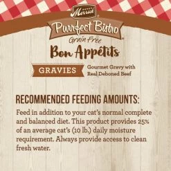 Merrick Purrfect Bistro Bon Appetits Grain-Free Beef Recipe Chunks in Gravy Adult Cat Food Pouches -Merrick || Blue Wilderness Sales 2022 176659 PT4. SY630 V1628562429