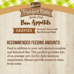 Merrick Purrfect Bistro Bon Appetits Grain-Free Turkey Recipe Chunks in Gravy Adult Cat Food Pouches -Merrick || Blue Wilderness Sales 2022 176663 PT4. SY630 V1628577396