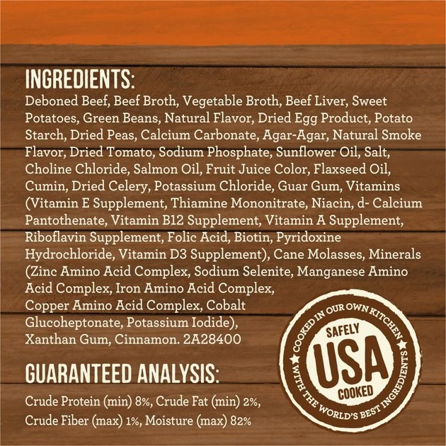 Merrick Slow-Cooked BBQ Texas Style Braised Beef Recipe Grain-Free Canned Dog Food, 12.7-oz can, case of 12 6 Merrick Slow-Cooked BBQ Texas Style Braised Beef Recipe Grain-Free Canned Dog Food, 12.7-oz can, case of 12 - Image 4