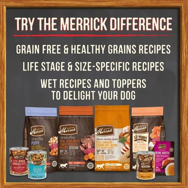 Merrick Chunky Recipes Variety Pack Grain-Free Wet Dog Food, 12.7-oz can, case of 12 11 Merrick Chunky Recipes Variety Pack Grain-Free Wet Dog Food, 12.7-oz can, case of 12 - Image 9