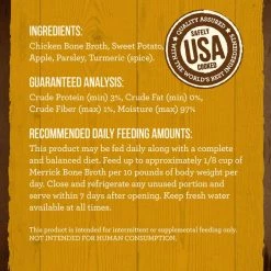 Merrick Chicken Bone Broth Grain-Free Wet Dog Food Topper -Merrick || Blue Wilderness Sales 2022 227234 PT3. SY630 V1629148576