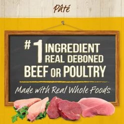 Merrick Purrfect Bistro Turkey, Beef & Chicken Recipe Variety Pack Grain-Free Pate Canned Cat Food, 3-oz, case of 24 -Merrick || Blue Wilderness Sales 2022 235905 PT5. SY630 V1631599370