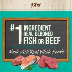 Merrick Purrfect Bistro Tuna, Salmon & Tuna + Tilapia Recipe Variety Pack Grain-Free Pate Canned Cat Food, 3-oz, case of 24 -Merrick || Blue Wilderness Sales 2022 235907 PT5. SY630 V1622121468