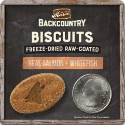 Merrick Backcountry Biscuits Real Salmon + Whitefish Recipe Grain-Free Freeze-Dried Raw Coated Dog Treats 13 Merrick Backcountry Biscuits Real Salmon + Whitefish Recipe Grain-Free Freeze-Dried Raw Coated Dog Treats -Merrick || Blue Wilderness Sales 2022 237962 PT4. SY630 V1591384900