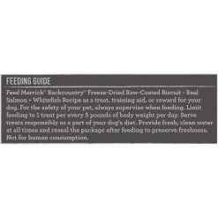 Merrick Backcountry Biscuits Real Salmon + Whitefish Recipe Grain-Free Freeze-Dried Raw Coated Dog Treats 17 Merrick Backcountry Biscuits Real Salmon + Whitefish Recipe Grain-Free Freeze-Dried Raw Coated Dog Treats -Merrick || Blue Wilderness Sales 2022 237962 PT8. SY630 V1591384921