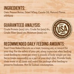 Merrick Oven Baked Paw'some Peanut Butter w/ Real Peanut Butter Dog Treats -Merrick || Blue Wilderness Sales 2022 237980 PT4. SY630 V1631595178