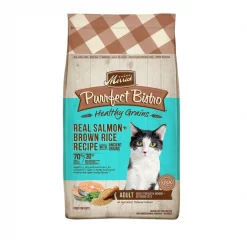 Merrick Purrfect Bistro Healthy Grains Real Salmon + Brown Rice Recipe Adult Dry Cat Food