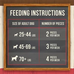 Merrick Natural Cuts Medium Real Beef Flavor Rawhide Free Dog Treats, 4 count -Merrick || Blue Wilderness Sales 2022 277729 PT5. SY630 V1647898597