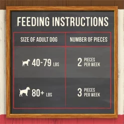 Merrick Natural Cuts Large Real Beef Flavor Rawhide Free Dog Treats, 3 count -Merrick || Blue Wilderness Sales 2022 277731 PT5. SY630 V1647907043