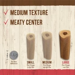 Merrick Natural Cuts Large Real Beef Flavor Rawhide Free Dog Treats, 3 count -Merrick || Blue Wilderness Sales 2022 277731 PT6. SY630 V1647898063