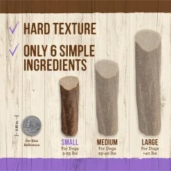 Merrick Natural Cuts Small Real Venison Rawhide Free Dog Treats, 11 count -Merrick || Blue Wilderness Sales 2022 277733 PT6. SY630 V1647917536