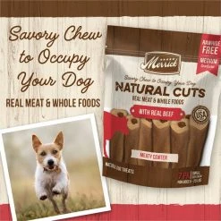 Merrick Natural Cuts Small Real Beef Rawhide Free Dog Treats, 7 count 13 Merrick Natural Cuts Small Real Beef Rawhide Free Dog Treats, 7 count -Merrick || Blue Wilderness Sales 2022 277739 PT2. SY630 V1657821878