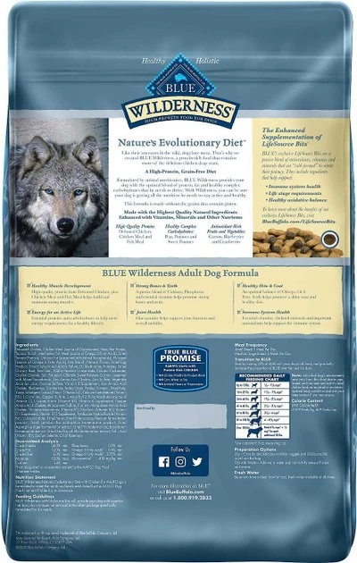 Blue Buffalo Wilderness Chicken Recipe Grain-Free Dry Food + Trail Treats Grain-Free Duck Biscuits Dog Treats 5 Blue Buffalo Wilderness Chicken Recipe Grain-Free Dry Food + Trail Treats Grain-Free Duck Biscuits Dog Treats - Image 3
