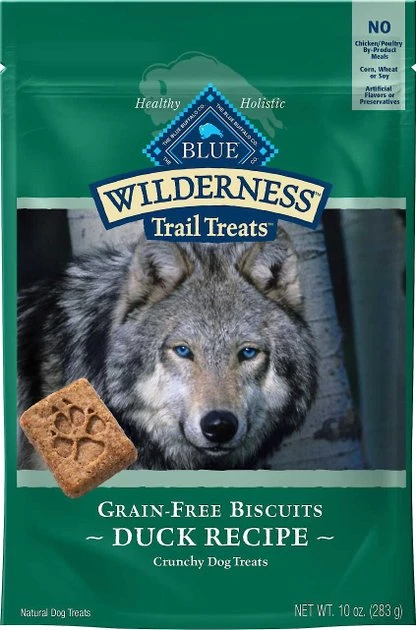 Blue Buffalo Wilderness Chicken Recipe Grain-Free Dry Food + Trail Treats Grain-Free Duck Biscuits Dog Treats 7 Blue Buffalo Wilderness Chicken Recipe Grain-Free Dry Food + Trail Treats Grain-Free Duck Biscuits Dog Treats - Image 5