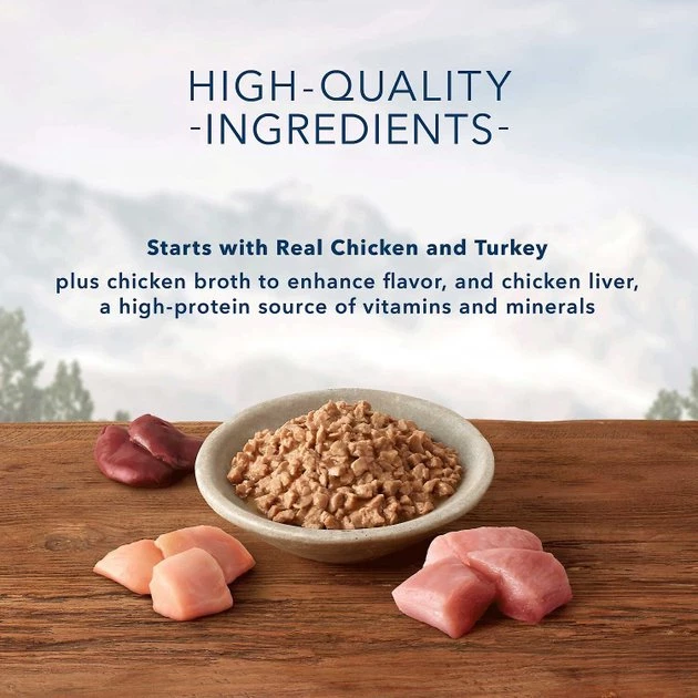 Blue Buffalo Wilderness Chicken Recipe Grain-Free Dry Food + Wild Delights Minced Chicken & Turkey in Tasty Gravy Grain-Free Canned Cat Food 9 Blue Buffalo Wilderness Chicken Recipe Grain-Free Dry Food + Wild Delights Minced Chicken & Turkey in Tasty Gravy Grain-Free Canned Cat Food - Image 7