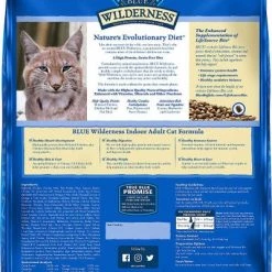 Blue Buffalo Wilderness Indoor Chicken Recipe Grain-Free Dry Food + Bursts With Paw-Licken Chicken Cat Treats -Merrick || Blue Wilderness Sales 2022 292758 PT2. SY630 V1619995031