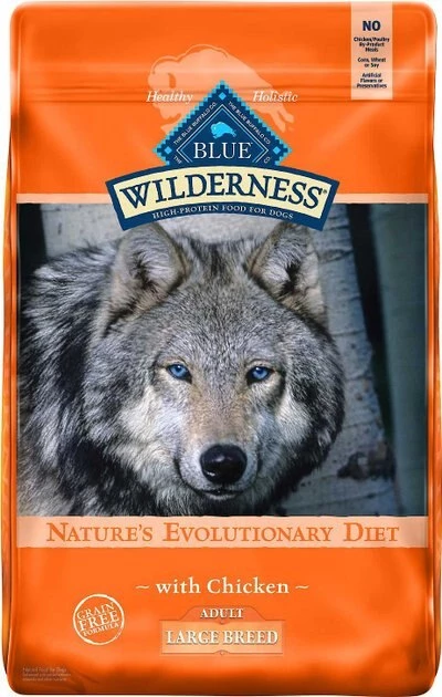 Blue Buffalo||Greenies Blue Buffalo Wilderness Large Breed Chicken Recipe Grain-Free Dry Food + Greenies Large Dental Dog Treats 4 Blue Buffalo||Greenies Blue Buffalo Wilderness Large Breed Chicken Recipe Grain-Free Dry Food + Greenies Large Dental Dog Treats - Image 2