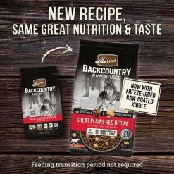 Merrick Backcountry Raw Infused Grain-Free Dry Food Great Plains Red Recipe + Fresh Kisses Double-Brush Mint Breath Strip Infused Medium Dental Dog Treats -Merrick || Blue Wilderness Sales 2022 293310 PT4. SY630 V1620243753