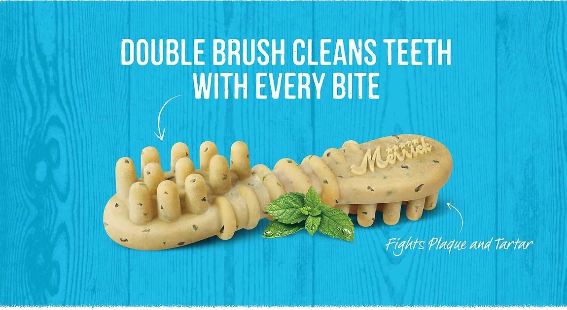 Merrick Grain-Free Real Salmon & Sweet Potato Recipe Dry Food + Fresh Kisses Double-Brush Mint Breath Strip Infused Medium Dental Dog Treats 8 Merrick Grain-Free Real Salmon & Sweet Potato Recipe Dry Food + Fresh Kisses Double-Brush Mint Breath Strip Infused Medium Dental Dog Treats - Image 6