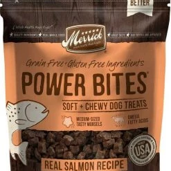 Merrick Grain-Free Real Salmon & Sweet Potato Recipe Dry Food + Power Bites Real Salmon Recipe Grain-Free Soft & Chewy Dog Treats 11 Merrick Grain-Free Real Salmon & Sweet Potato Recipe Dry Food + Power Bites Real Salmon Recipe Grain-Free Soft & Chewy Dog Treats -Merrick || Blue Wilderness Sales 2022 293322 PT3. SY630 V1619999840