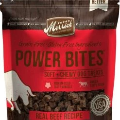 Merrick Real Texas Beef + Sweet Potato Recipe Grain-Free Adult Dry Food + Power Bites Real Texas Beef Recipe Grain-Free Soft & Chewy Dog Treats -Merrick || Blue Wilderness Sales 2022 293334 PT3. SY630 V1620011532