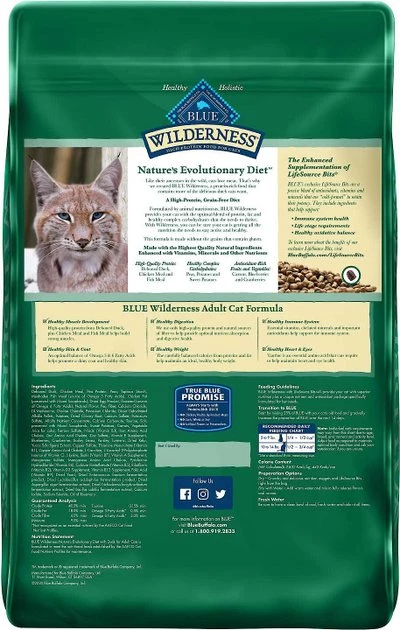 American Journey||Blue Buffalo American Journey Duck Recipe Grain-Free Dry Cat Food, 12-lb bag + Blue Buffalo Wilderness Duck Recipe Grain-Free Dry Cat Food, 11-lb bag 8 American Journey||Blue Buffalo American Journey Duck Recipe Grain-Free Dry Cat Food, 12-lb bag + Blue Buffalo Wilderness Duck Recipe Grain-Free Dry Cat Food, 11-lb bag - Image 6