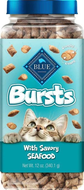 Blue Buffalo Wilderness Indoor Hairball & Weight Control Chicken Recipe Grain-Free Dry Cat Food, 11-lb bag + Blue Buffalo Bursts With Savory Seafood Cat Treats, 12-oz tub 7 Blue Buffalo Wilderness Indoor Hairball & Weight Control Chicken Recipe Grain-Free Dry Cat Food, 11-lb bag + Blue Buffalo Bursts With Savory Seafood Cat Treats, 12-oz tub - Image 5