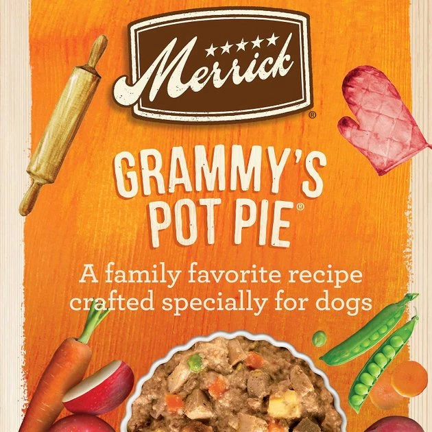 Merrick Classic Healthy Grains Real Chicken + Brown Rice Recipe with Ancient Grains Dry Food + Wet Dog Food Grammy's Pot Pie 9 Merrick Classic Healthy Grains Real Chicken + Brown Rice Recipe with Ancient Grains Dry Food + Wet Dog Food Grammy's Pot Pie - Image 7