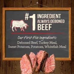 Merrick Dry Food Real Beef & Sweet Potato Recipe + Wet Dog Food Wingaling -Merrick || Blue Wilderness Sales 2022 361714 PT4. SY630 V1642117284