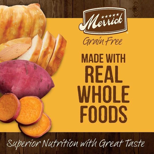 Merrick Real Chicken + Sweet Potato Recipe Dry Food + Wet Dog Food Wingaling 6 Merrick Real Chicken + Sweet Potato Recipe Dry Food + Wet Dog Food Wingaling - Image 4